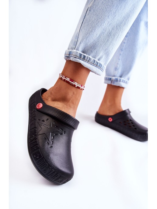 Women's Light Slippers Kroks Big Star II275001 Black