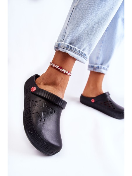 Women's Light Slippers Kroks Big Star II275001 Black