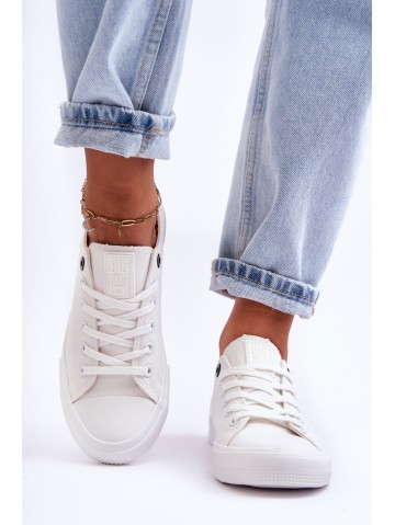 Women's Low Material Sneakers Big Star KK274008 White 2