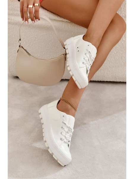 Madingi lakuoti sportbačiai Big Star KK274045 balti