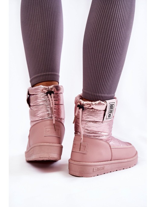 Moteriški sniego batai Big Star II274119 Rožiniai Moteriški sniego batai Big Star II274119 Rožiniai