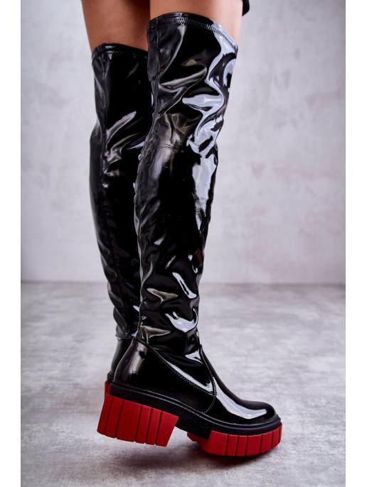 Patent Women's Boots Black Callen Patent Women's Boots Black Callen
