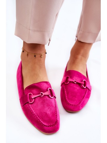 Zomšiniai batukai su puošmena Fuchsia Santi 2