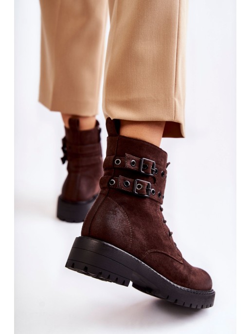 Women's Suede Warm Boots Brown Silvor Women's Suede Warm Boots Brown Silvor