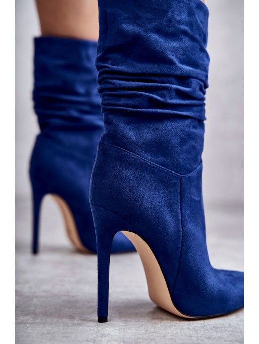 Women's Wrinkled Boots Boots Blue Laguna Women's Wrinkled Boots Boots Blue Laguna