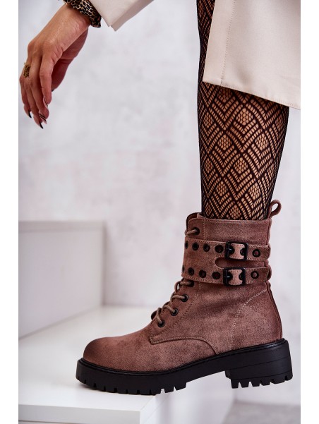 Women's Suede Warm Boots Bright brown Silvor