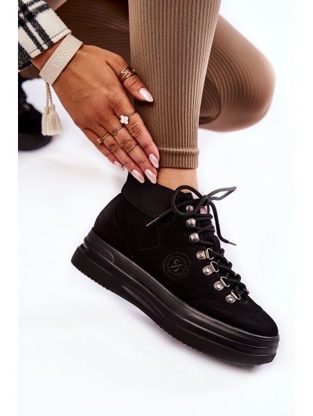 Batai Cross Jeans KK2R4074C Juodi