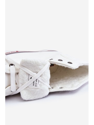 Moteriški aukštai apšilti sportbačiai Cross Jeans KK2R4044C Balta 2