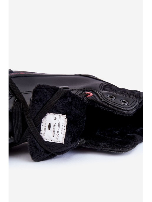 Women's High Sneakers Cross Jeans KK2R4058C Black Women's High Sneakers Cross Jeans KK2R4058C Black