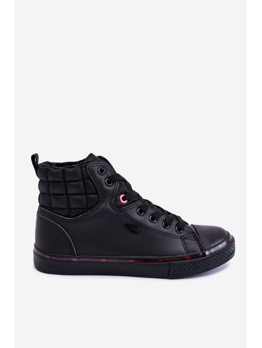 Women's High Sneakers Cross Jeans KK2R4058C Black Women's High Sneakers Cross Jeans KK2R4058C Black
