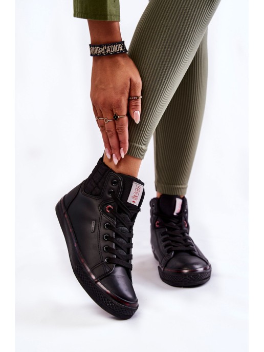 Women's High Sneakers Cross Jeans KK2R4058C Black Women's High Sneakers Cross Jeans KK2R4058C Black