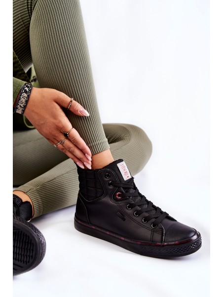 Women's High Sneakers Cross Jeans KK2R4058C Black