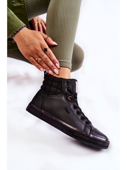 Women's High Sneakers Cross Jeans KK2R4058C Black Women's High Sneakers Cross Jeans KK2R4058C Black