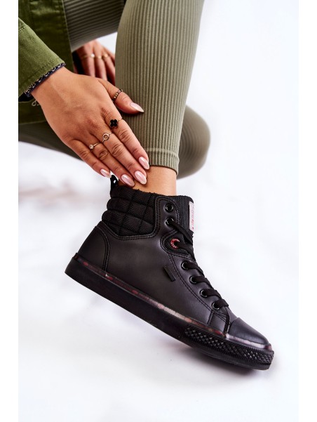 Women's High Sneakers Cross Jeans KK2R4058C Black