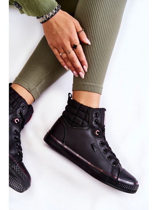 Women's High Sneakers Cross Jeans KK2R4058C Black Women's High Sneakers Cross Jeans KK2R4058C Black