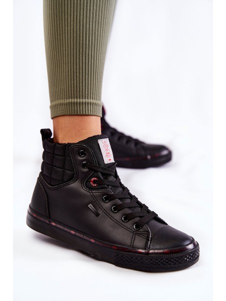 Women's High Sneakers Cross Jeans KK2R4058C Black