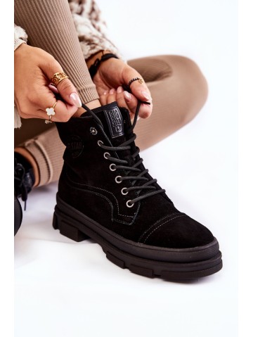 Suede Warm Boots Big Star KK274525 Black 2