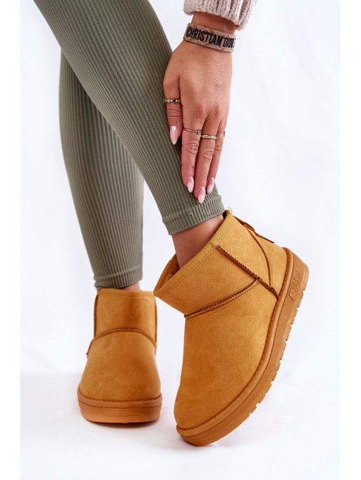 Women's Warm Snow Boots Big Star KK274289 Brown Women's Warm Snow Boots Big Star KK274289 Brown