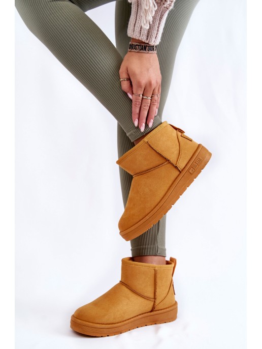 Women's Warm Snow Boots Big Star KK274289 Brown Women's Warm Snow Boots Big Star KK274289 Brown