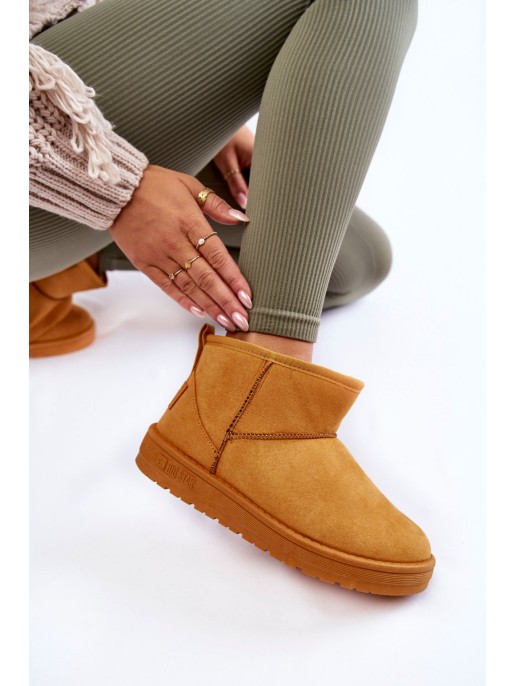 Women's Warm Snow Boots Big Star KK274289 Brown Women's Warm Snow Boots Big Star KK274289 Brown