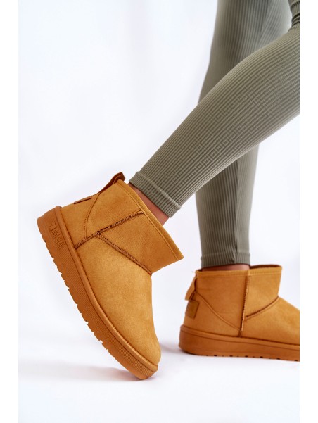 Women's Warm Snow Boots Big Star KK274289 Brown