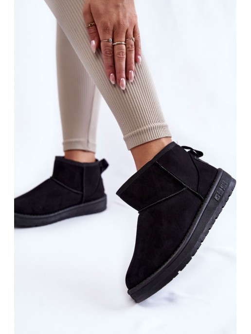 Moteriški šilti sniego batai Big Star KK274288 juodi Moteriški šilti sniego batai Big Star KK274288 juodi