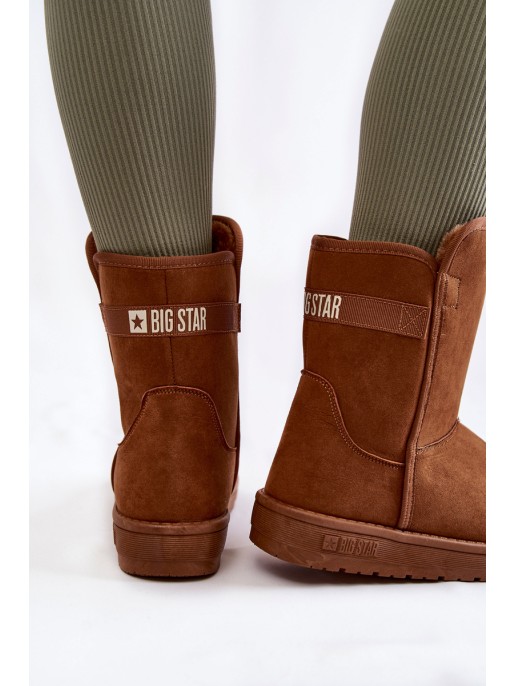 Moteriški aukšti sniego batai Big Star KK274616 Ruda