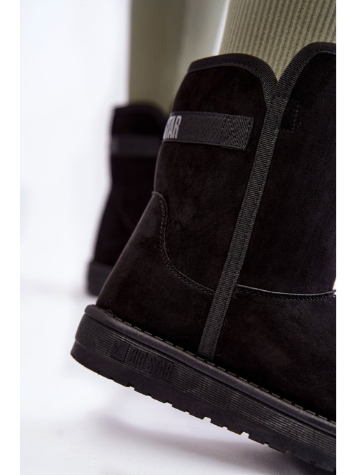 Women's High Snow Boots Big Star KK274618 Black Women's High Snow Boots Big Star KK274618 Black