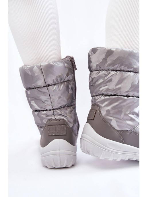 Moteriški aukšti sniego batai Big Star KK274600 pilka Moteriški aukšti sniego batai Big Star KK274600 pilka