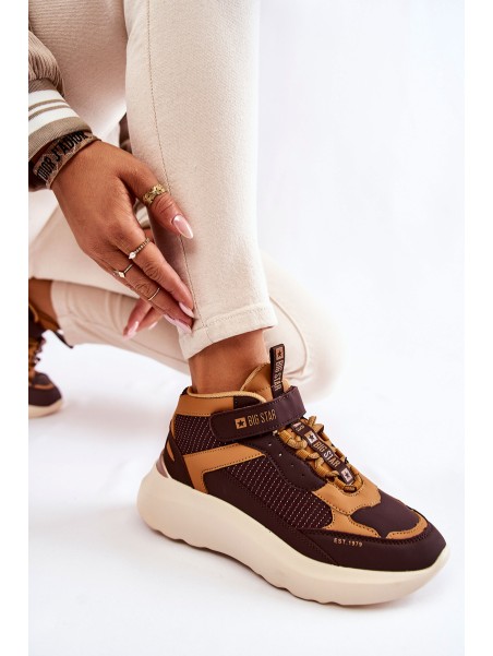 Women's Sport Shoes Memory Foam System Big Star KK274404 Brown