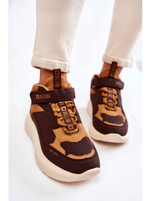 Women's Sport Shoes Memory Foam System Big Star KK274404 Brown Women's Sport Shoes Memory Foam System Big Star KK274404 Brown