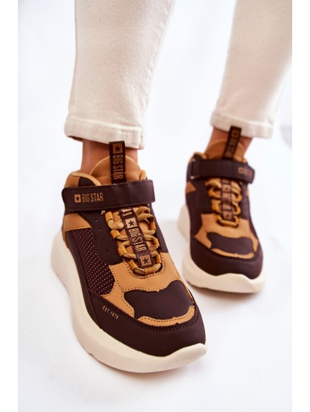 Women's Sport Shoes Memory Foam System Big Star KK274404 Brown