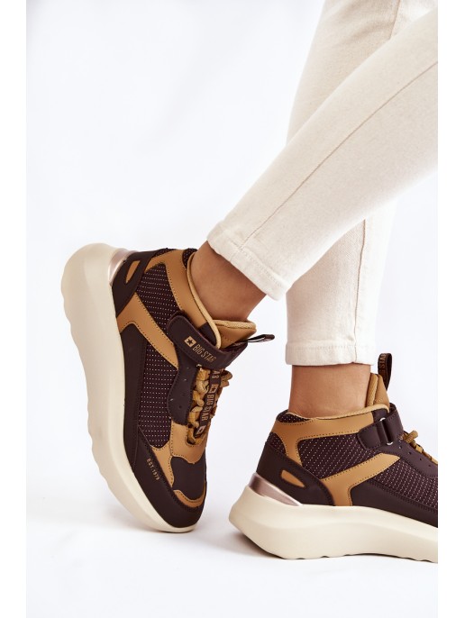 Women's Sport Shoes Memory Foam System Big Star KK274404 Brown Women's Sport Shoes Memory Foam System Big Star KK274404 Brown