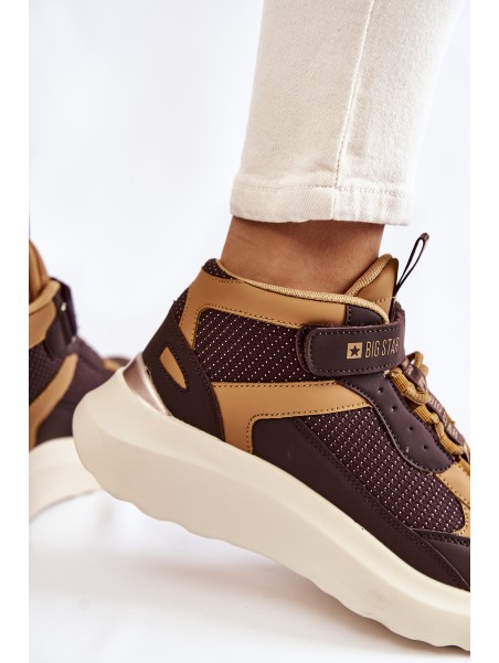 Women's Sport Shoes Memory Foam System Big Star KK274404 Brown