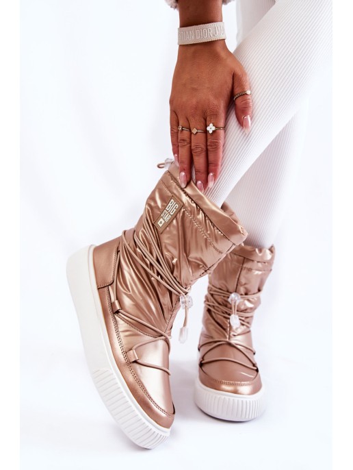 Moteriški izoliuoti sniego batai Big Star KK274194 Beige Moteriški izoliuoti sniego batai Big Star KK274194 Beige