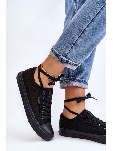 Klasikiniai žemi sportbačiai Big Star LL274072 juodi
