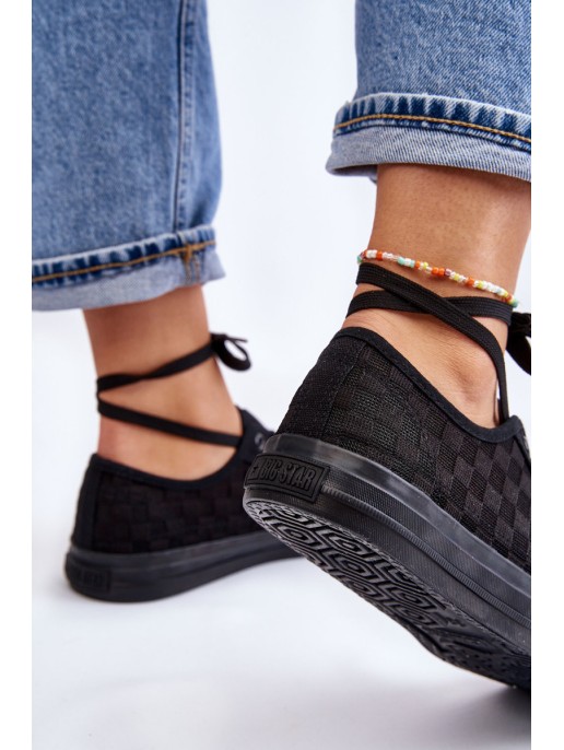 Klasikiniai žemi sportbačiai Big Star LL274072 juodi