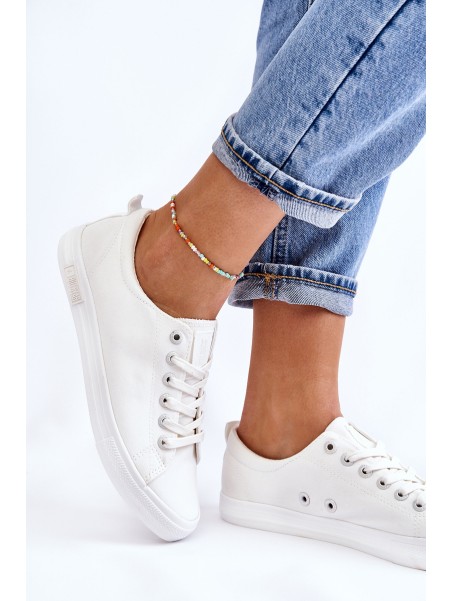 Women's Smooth Low Sneakers Big Star LL274058 White