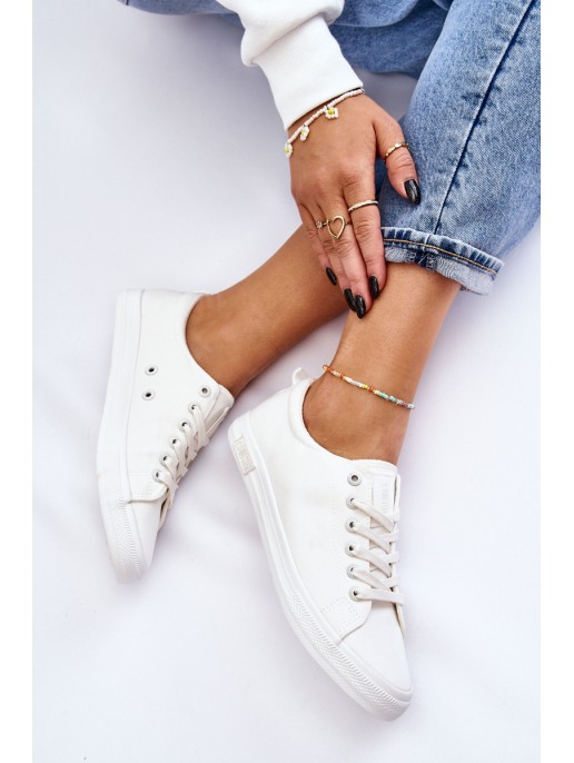 Women's Smooth Low Sneakers Big Star LL274058 White