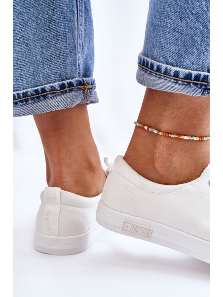 Women's Smooth Low Sneakers Big Star LL274058 White