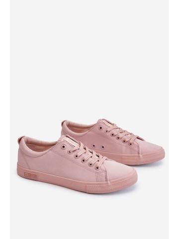 Women's Smooth Low Sneakers Big Star LL274059 Pink 2