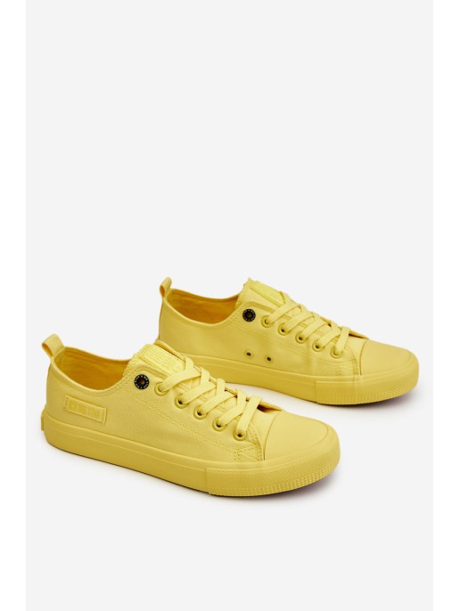 Women's Classic Low Sneakers Big Star LL274026 Yellow