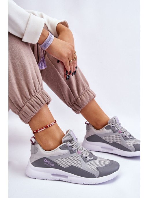 Women's Sport Shoes Sneakers Big Star LL274371 Gray