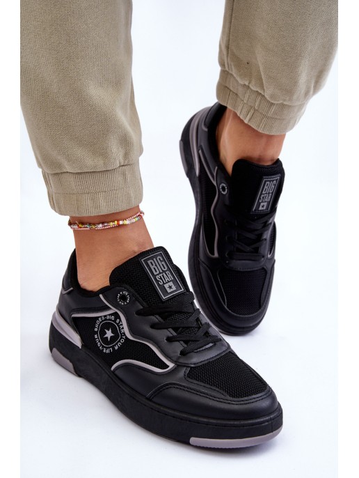 Women's Sports Shoes Big Star LL274443 Black and Gray Women's Sports Shoes Big Star LL274443 Black and Gray