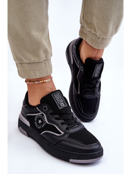 Women's Sports Shoes Big Star LL274443 Black and Gray