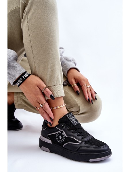 Women's Sports Shoes Big Star LL274443 Black and Gray