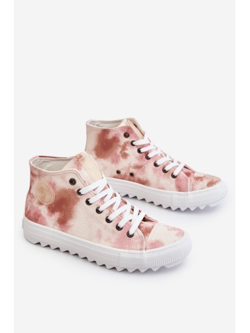 Moteriški sportbačiai High Big Star LL274048 Beige-Pink 2