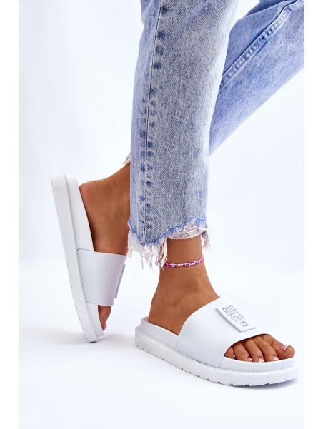 Women's Slippers Big Star LL274428 White