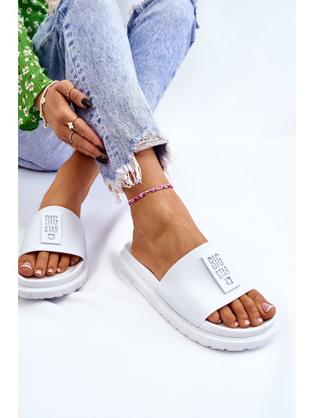 Women's Slippers Big Star LL274428 White