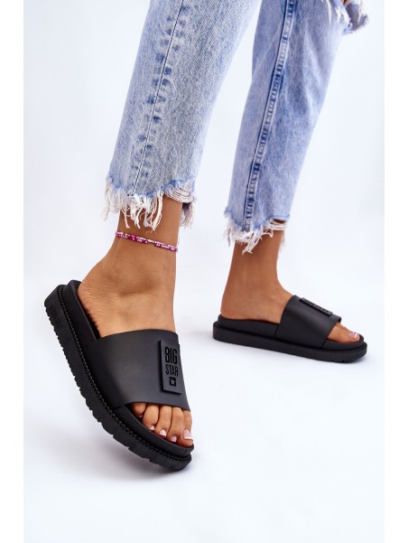 Women's Slippers Big Star LL274429 Black
